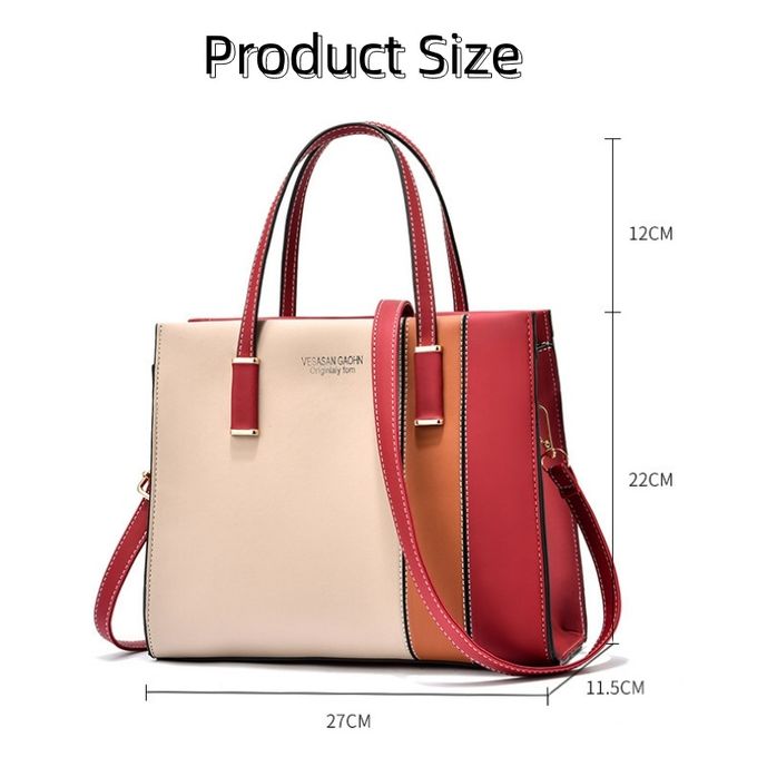 Sac à Main Polyvalent Rouge pour Femme