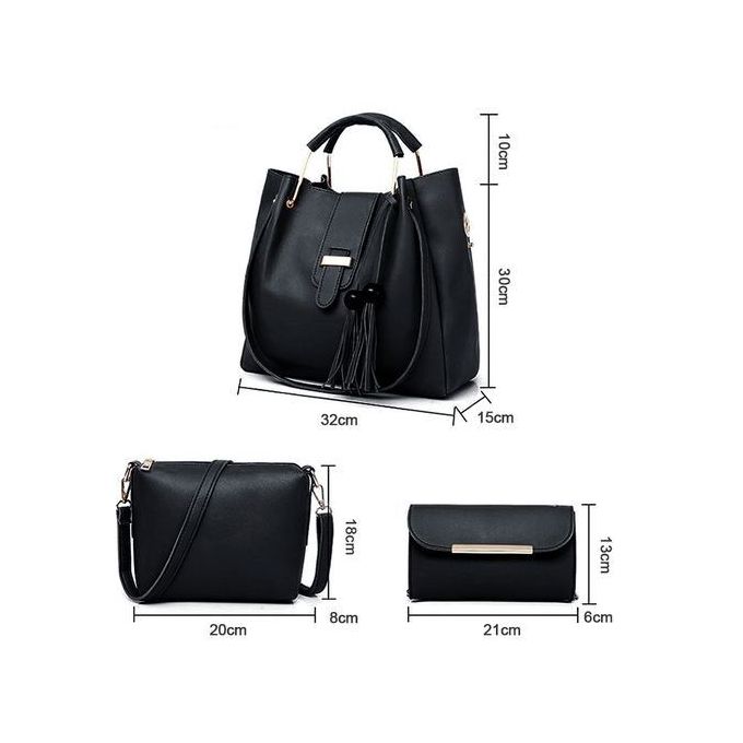Ensemble de Sac à Main pour Femmes - Noir