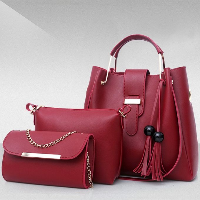 Ensemble de Sac à Main pour Femmes - rouge