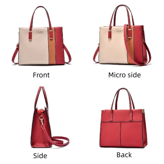 Sac à Main Polyvalent Rouge pour Femme