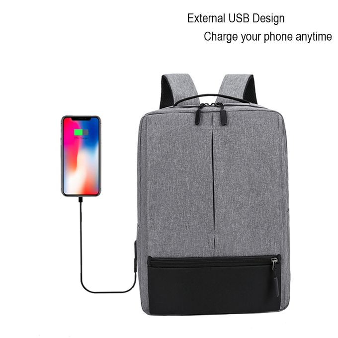 Ensemble de 3 Sacs à Dos pour Ordinateur en Gris
