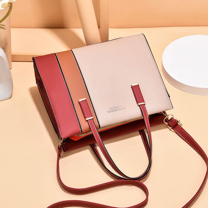 Sac à Main Polyvalent Rouge pour Femme
