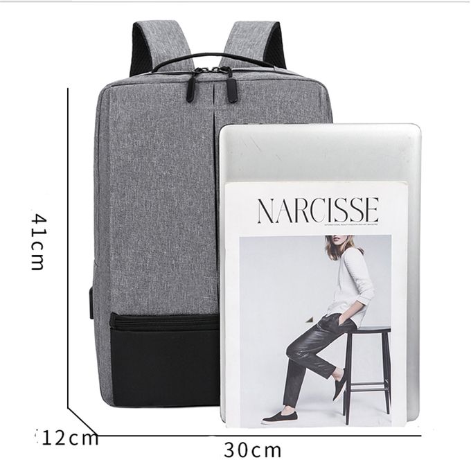 Ensemble de 3 Sacs à Dos pour Ordinateur en Gris
