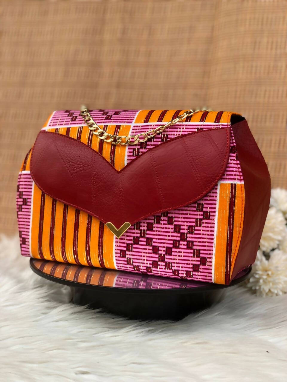 Sac à Mains en Pagne Africain