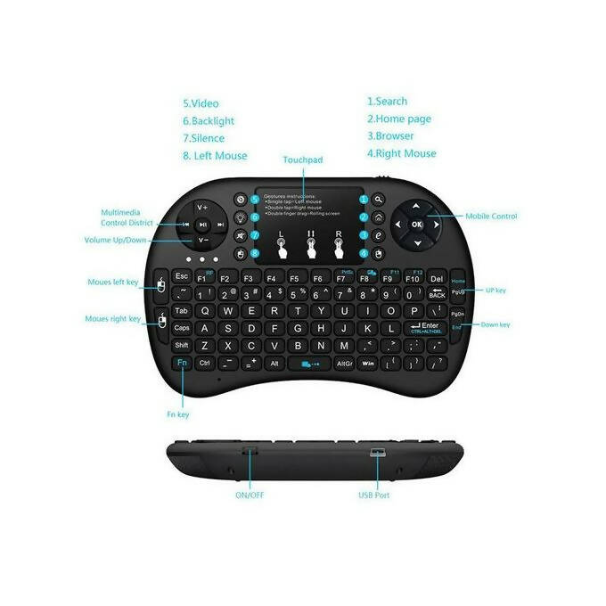 Clavier Air Mouse Sans Fil I8 Multifonction