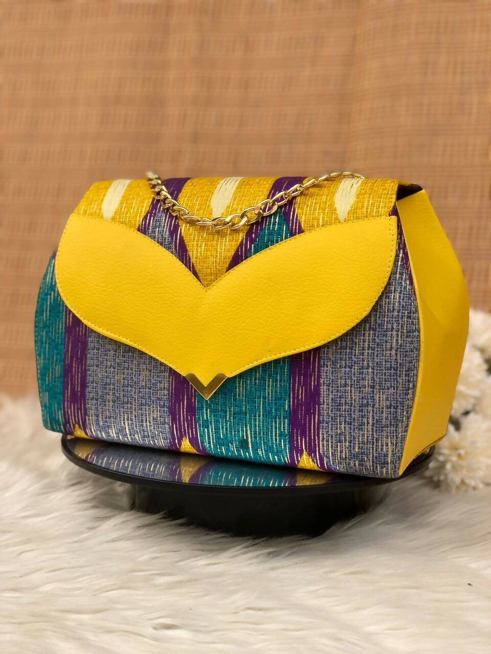 Sac à Mains en Pagne Africain