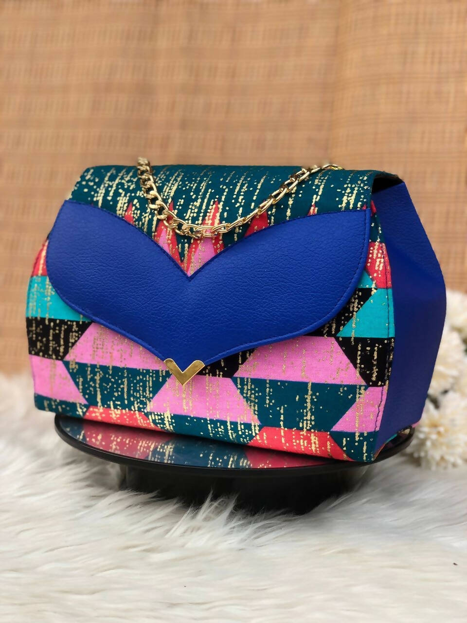 Sac à Mains en Pagne Africain