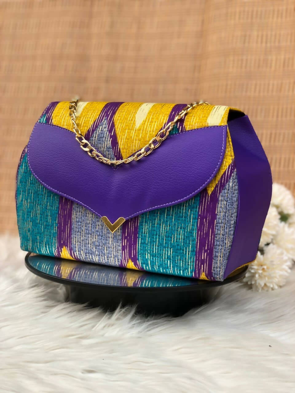 Sac à Mains en Pagne Africain
