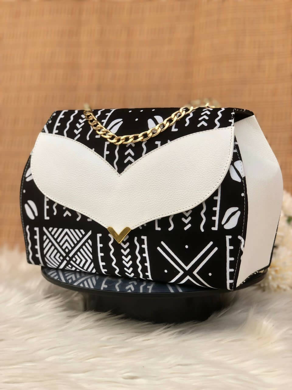 Sac à Mains en Pagne Africain