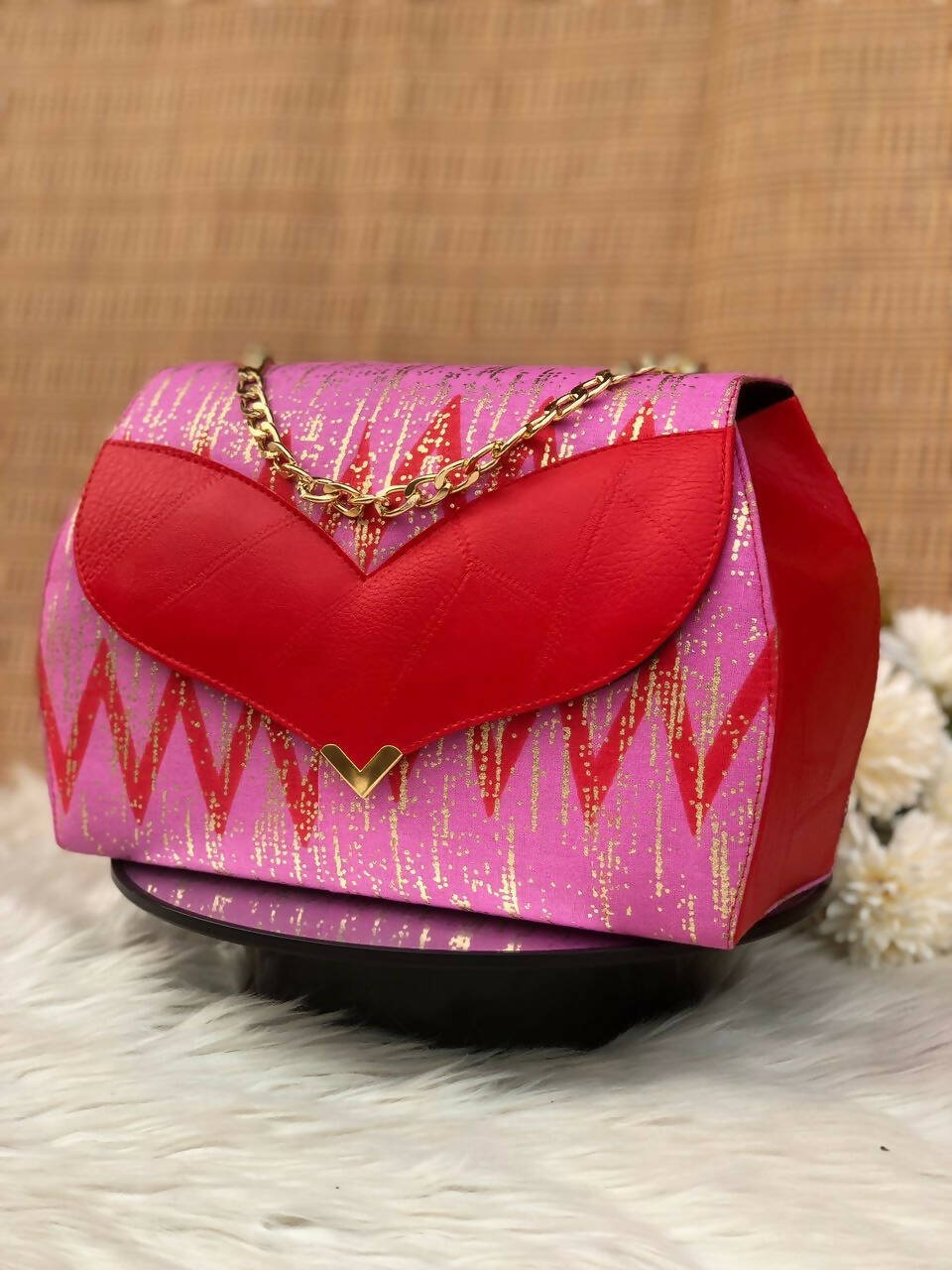 Sac à Mains en Pagne Africain