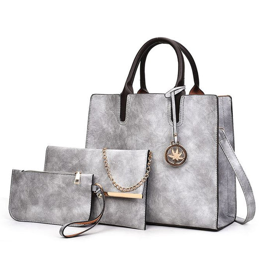 Ensemble de 3 Sacs à Main Gris