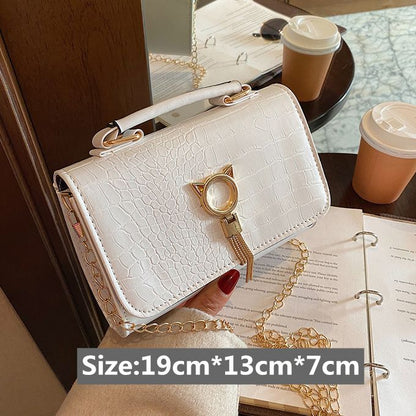 Sac à Main Blanc en Cuir PU
