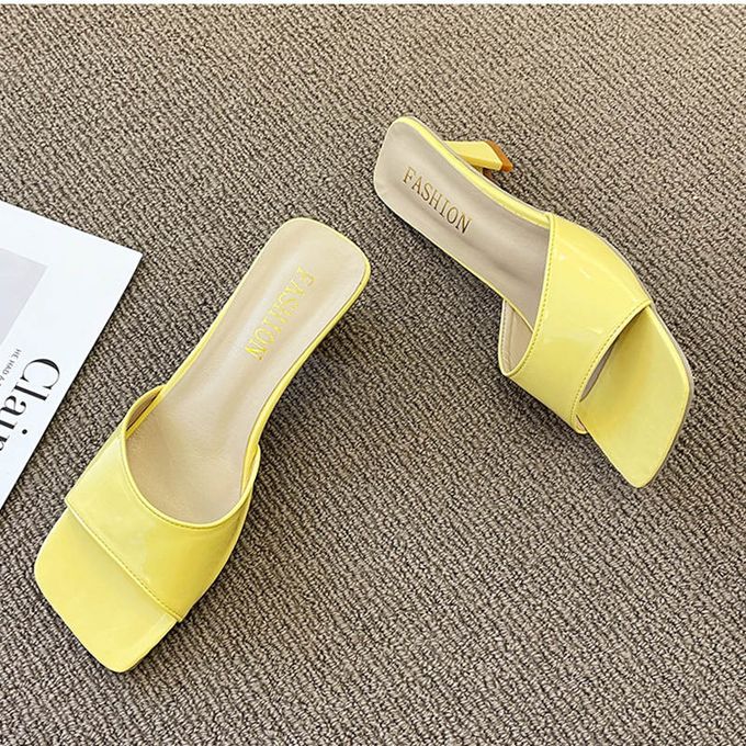 Sandales à Talons Hauts - jaune