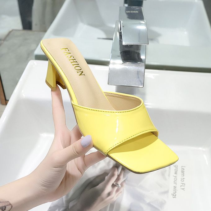 Sandales à Talons Hauts - jaune