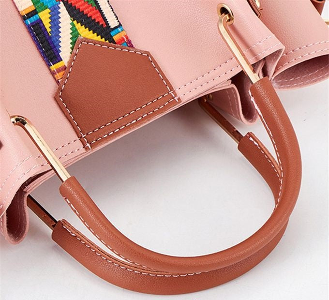 Ensemble Sac à Main 4 en 1 pour Femmes - Rose