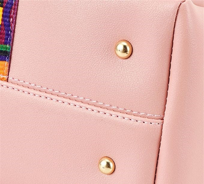 Ensemble Sac à Main 4 en 1 pour Femmes - Rose