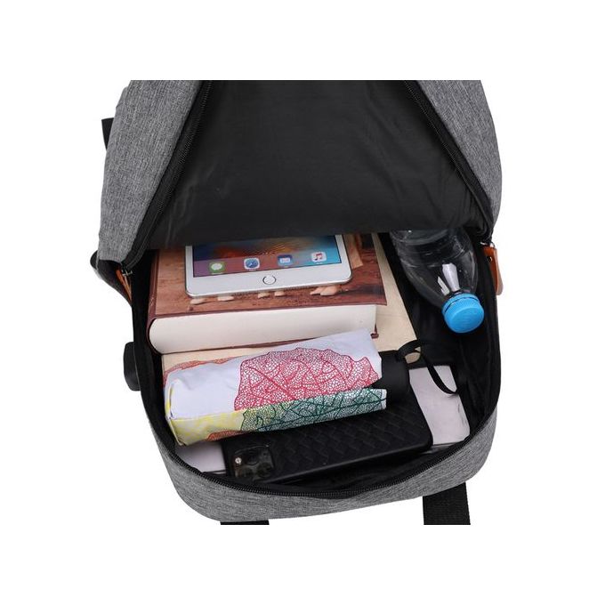 Ensemble 3 en 1 de Sacs à Dos pour Ordinateur Portable - Gris