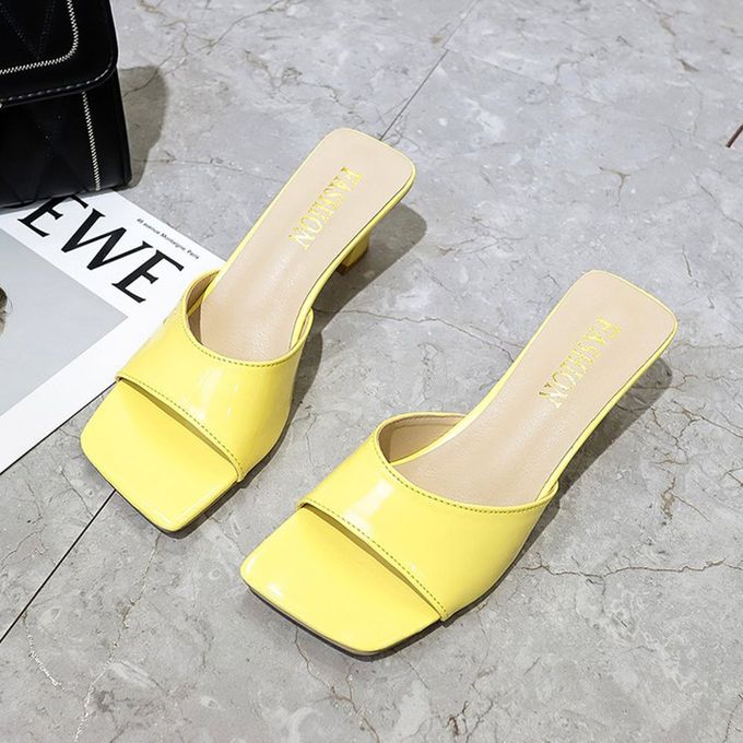 Sandales à Talons Hauts - jaune