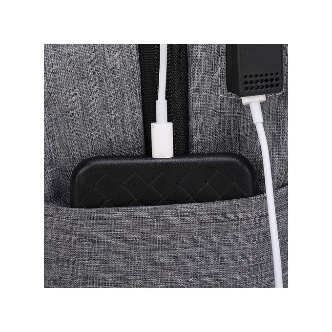 Ensemble 3 en 1 de Sacs à Dos pour Ordinateur Portable - Gris