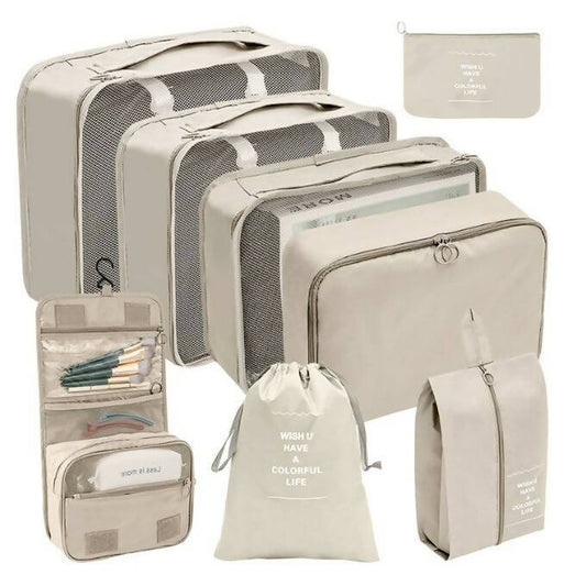Ensemble de 8 Organiseurs de Voyage pour Valises