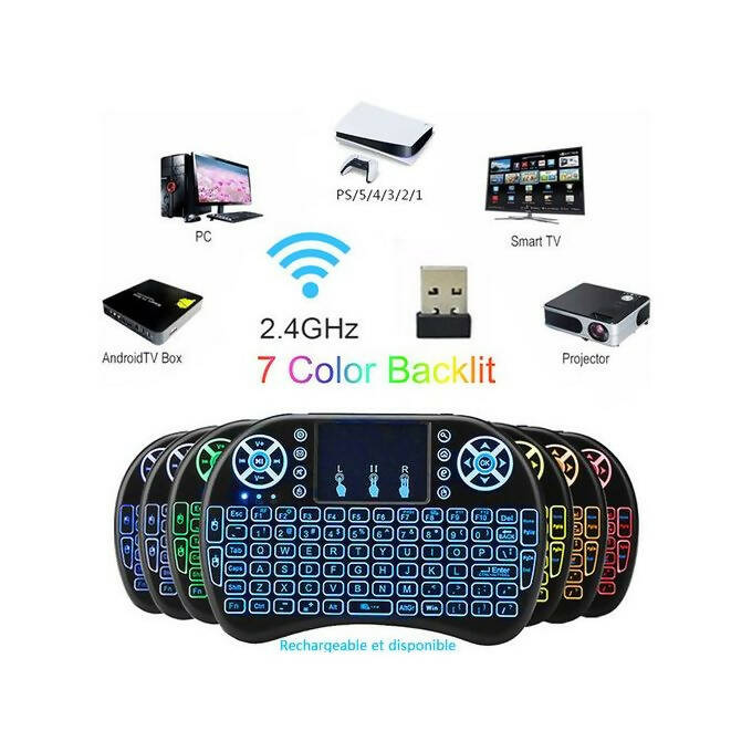 Clavier Air Mouse Sans Fil I8 Multifonction