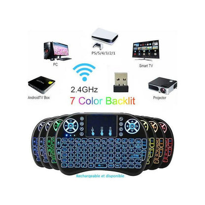 Clavier Air Mouse Sans Fil I8 Multifonction
