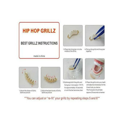 Dentier Hip Hop en Or